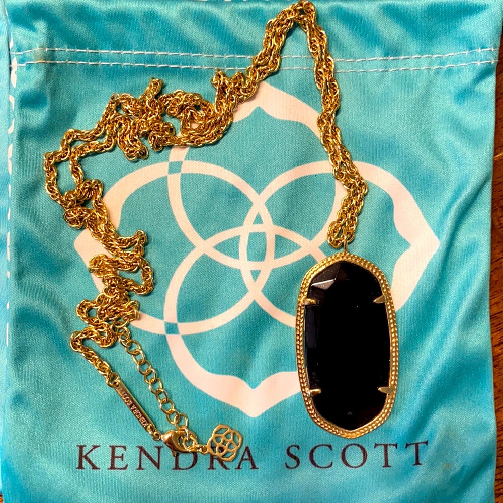 Kendra Scott Black Rae Necklace